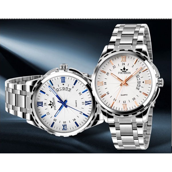 [Mã FASHIONXANH264 giảm 10K đơn 50K] Mô tả sản phẩm Đồng hồ nam Fourron 688 dây thép không gỉ cao cấp (chọn màu)