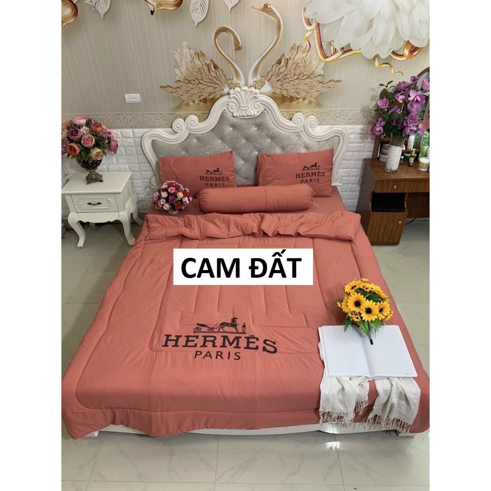 SET Chăn Ga Đũi 💖 ẢNH THẬT 💖 bộ chăn ga mềm min cao cấp | BigBuy360 - bigbuy360.vn