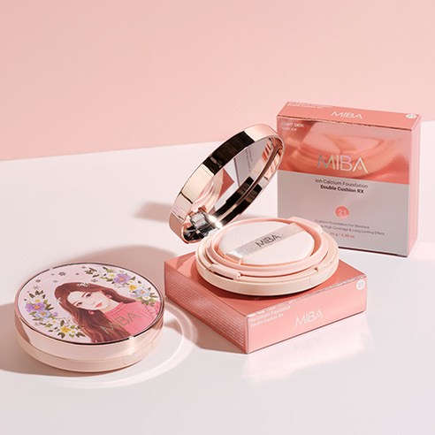 Phấn nước tất cả trong một Miba Ion-Calcium Foundation Double Cushion RX Season 2 25g