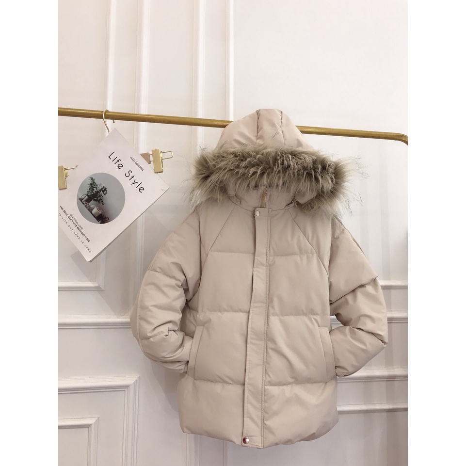 Áo phao 5 màu lông chồn - Áo khoác nữ chất phao trần lông tháo rời - LYLY STORE | BigBuy360 - bigbuy360.vn