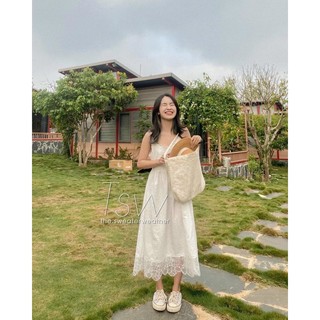 ĐẦM MAXI HAI DÂY