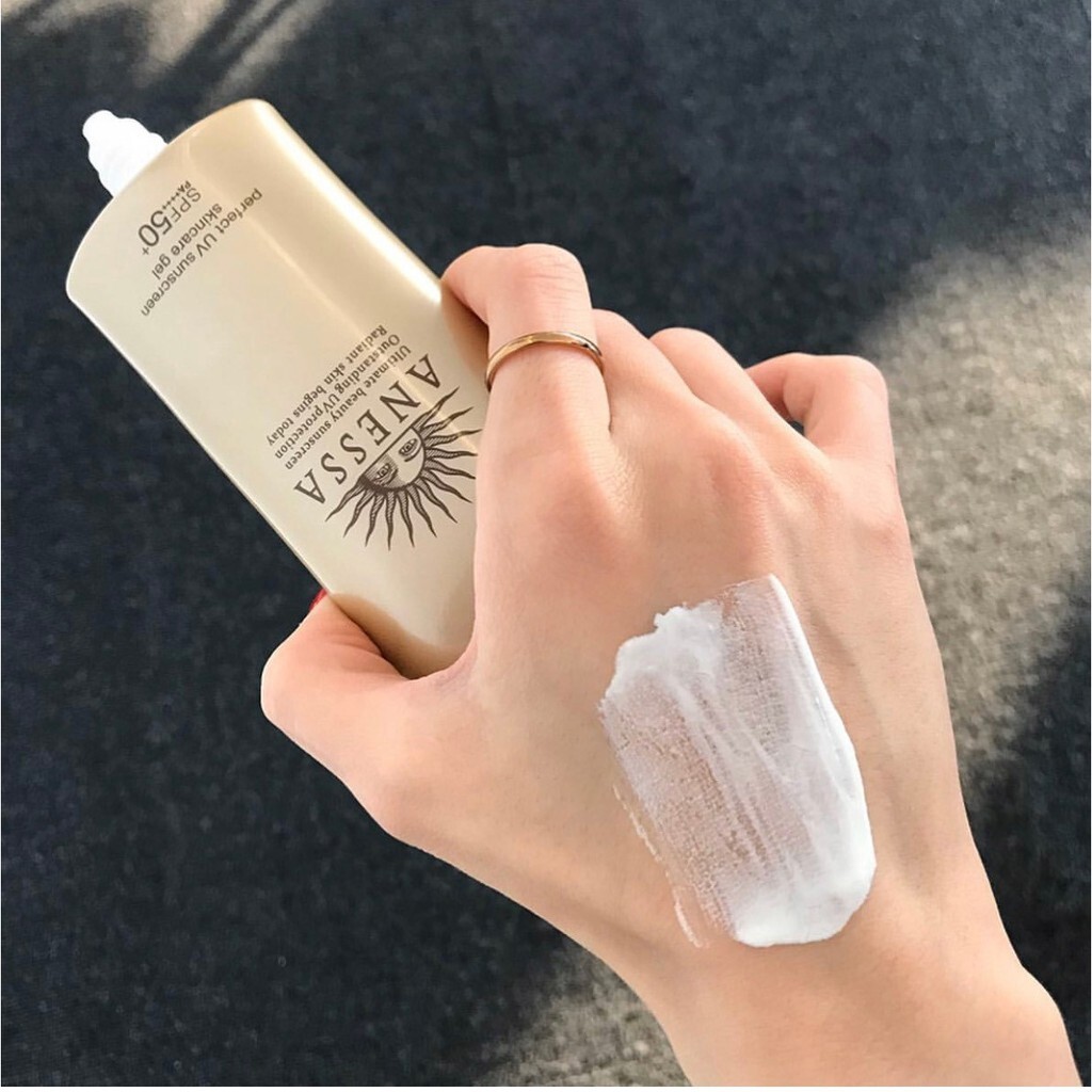 Kem Chống Nắng [Dạng GEL] Dưỡng Da Anessa 90g - SPF50+ PA++++ - Collagen Dưỡng Ẩm Chăm Sóc Da Shiseido -  Mỹ phẩm GENB