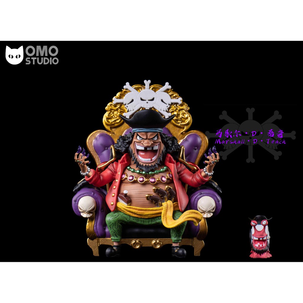 Mô hình One Piece Resin chính hãng - Râu Đen OMO Studio