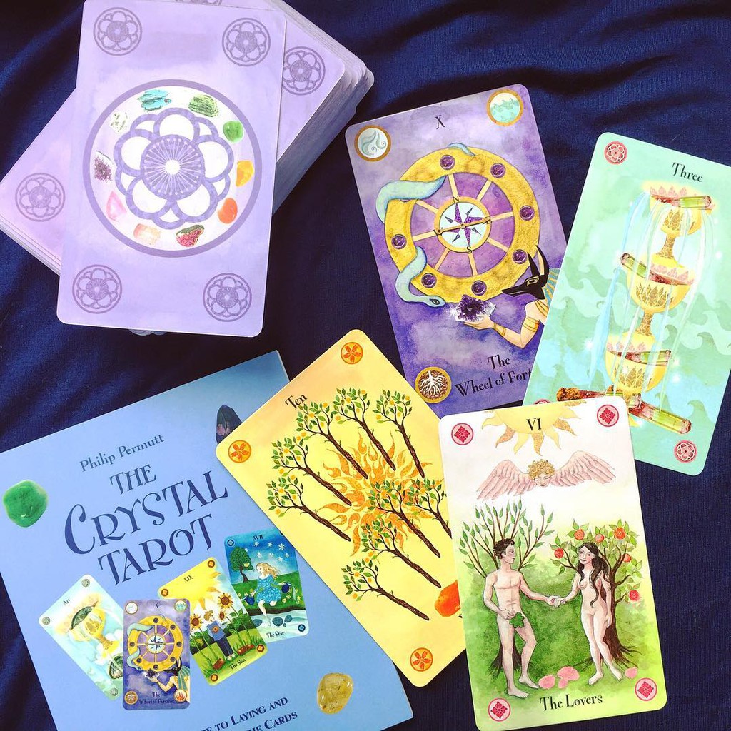 Bộ Bài Crystal Tarot (CICO Books) (Mystic House Tarot Shop)