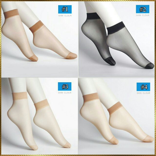 10 đôi Tất da siêu mỏng, siêu dai