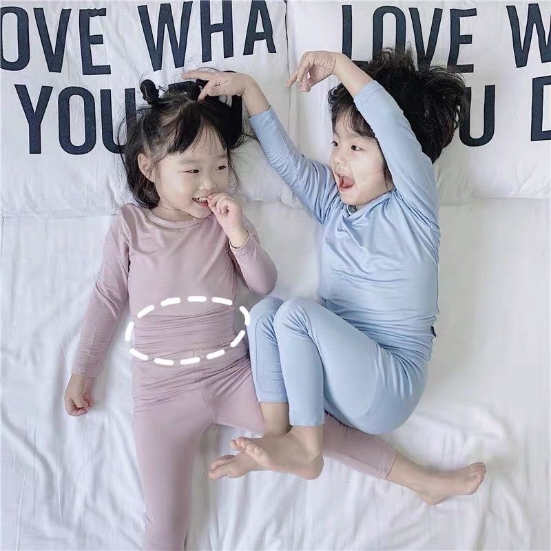 COMBO 3 BỘ TĂM LẠNH CẠP CAO CHO BÉ TRAI, BÉ GÁI. SET 3 BỘ THUN DÀI TAY THU ĐÔNG CẠP CAO GIỮ NHIỆT CHO BÉ.