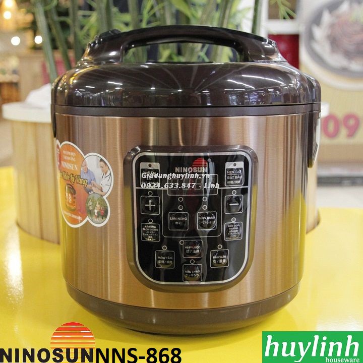 Nồi cơm điện tách đường Ninosun NNS-868 - 1.8 lít - 2019