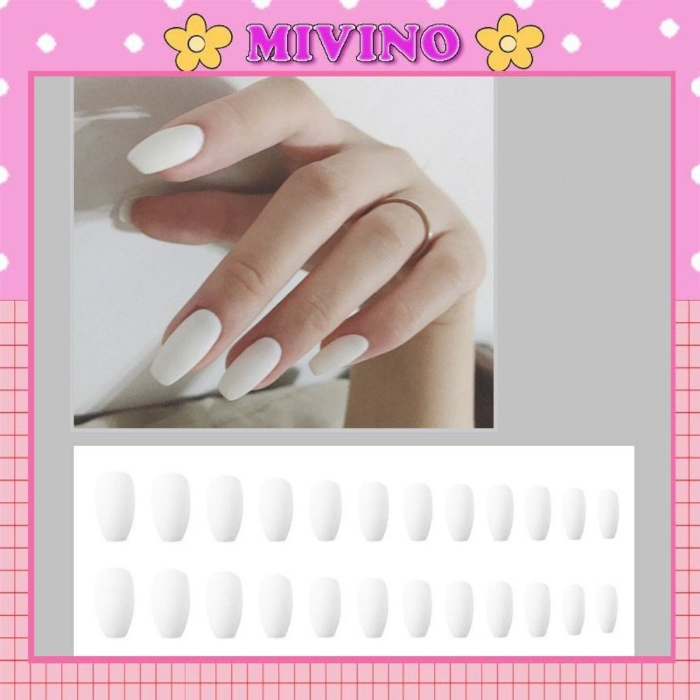 Móng giả Mivino bộ 24 nail móng dán móng cao cấp MG12