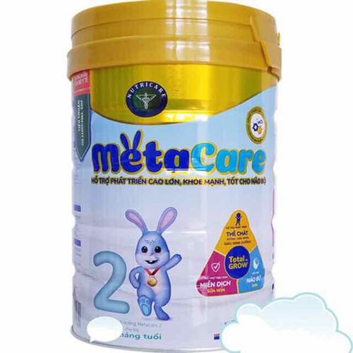 Sữa bột Nutricare Metacare 2 Mới - phát triển toàn diện cho trẻ 6-12 tháng tuổi (900g)