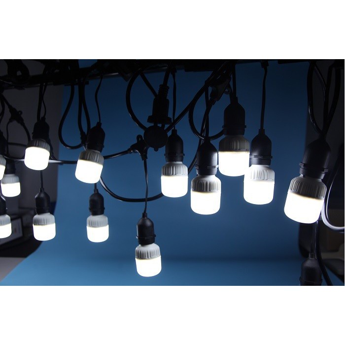 Dây đèn bóng led búp trụ 10 mét 20 bóng 5w