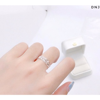 nhẫn kim tiền trơn bạc ta