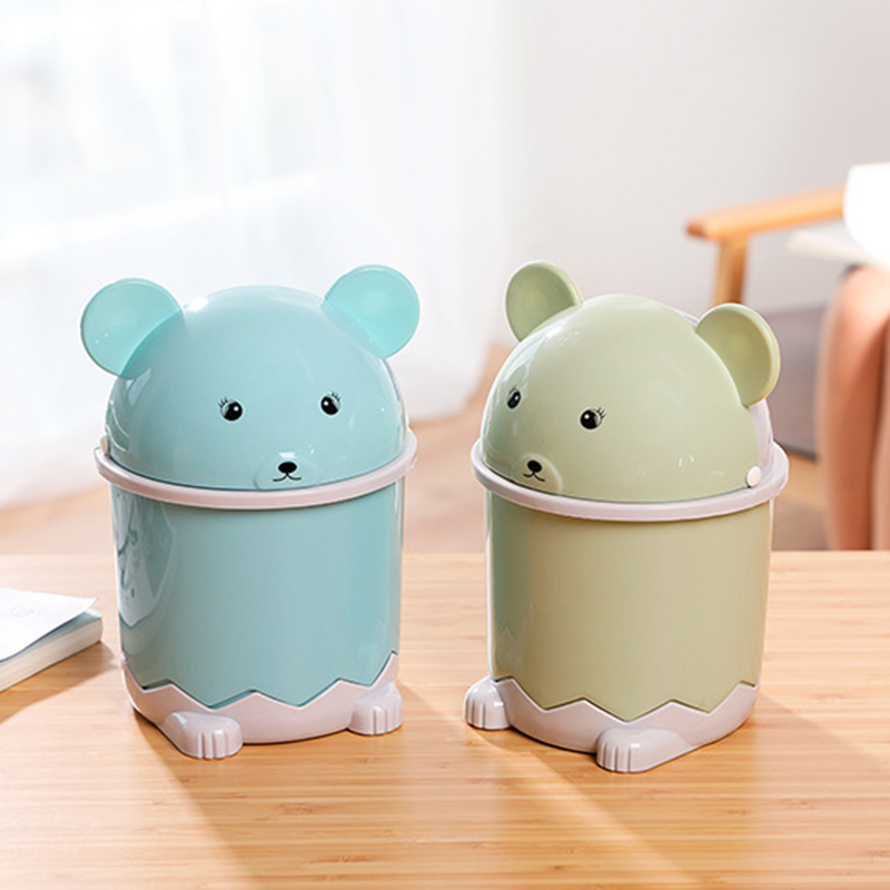 Thùng Rác Mini Hình Gấu Trúc Dễ Thương