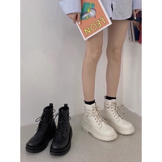 Giày boot cao cổ cho nữ các mẫu buộc dây