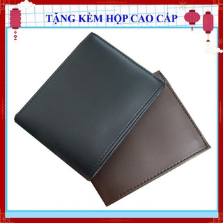 Ví Nam Tặng Kèm Hộp Đẹp Thời Trang | Bóp Da Nam Kiểu Ngang Có Ngăn Kéo Khóa VT18 CR7STOREPOR