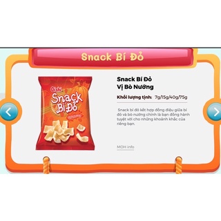Bim bim snack bí đỏ 40g