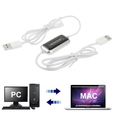Cáp USB Thông Minh USB 2.0 Kết Nối Liên Kết Dữ Liệu trực tiếp Giữa MAC và PC Truyền Tập Tin 2 Máy Tính - Switch To MAC