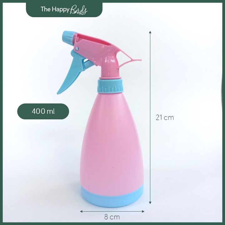 Bình tưới cây 400ml xịt phun sương tưới cây Hàn Quốc tưới tiểu cảnh, xương rồng, cây ban công -The Happy Birds