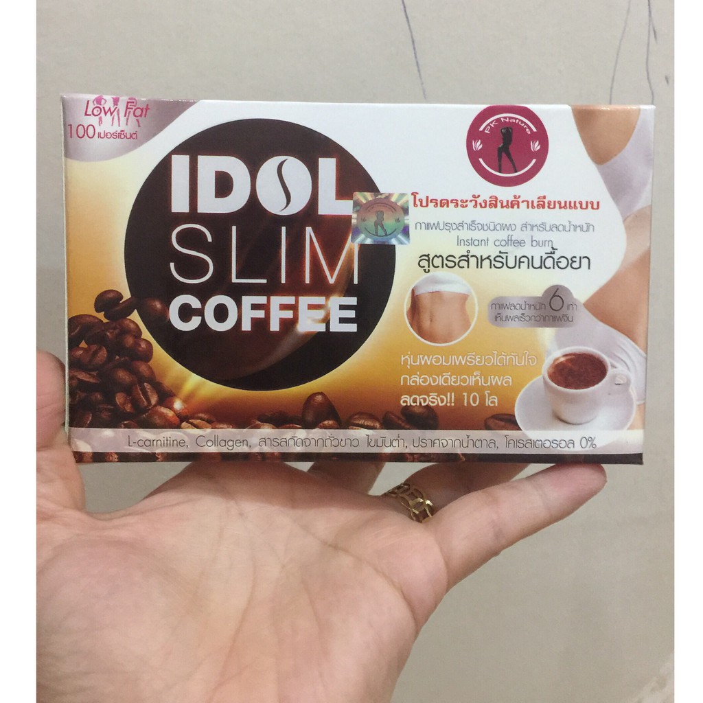 [ GIẢM SIÊU MẠNH - BỘ 3 HỘP  ] Cafe giảm cân, idol slim, cafe thái lan - Hộp 10 gói  x15g