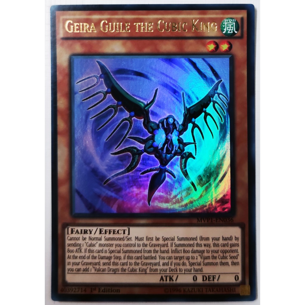 [Thẻ Yugioh] Geira Guile the Cubic King |EN| Ultra Rare (Duel Monsters)