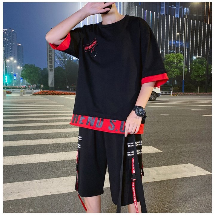 Bộ Nam Thể Thao Cộc Tay Trend Up | BigBuy360 - bigbuy360.vn