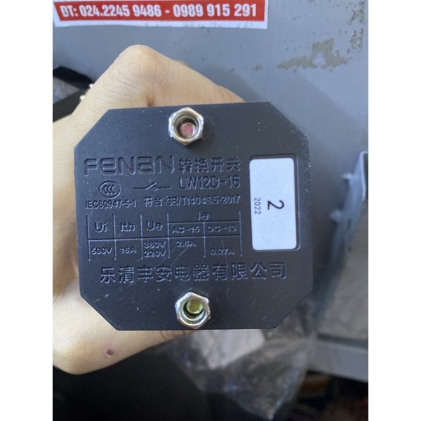 Công tắc chuyển mạch  FENAN-LW5D-16 2 tầng 3 tầng