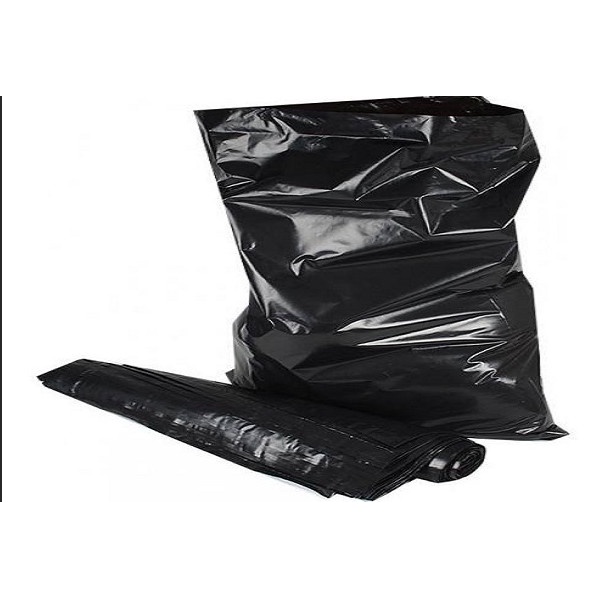 1 Kg Túi xốp đen PE dày dai có quai xách