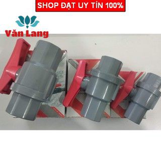 Van nhựa khoá ống nước PVC ren 21, 27, 34 chống rỉ sét phù hợp với tất cả các loại ống PVC