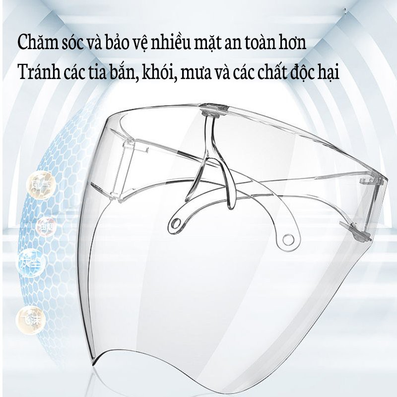 Kính Chắn Giọt Bắn, Tấm Chắn Giọt Bắn Phòng Dịch Trong Suốt Kháng Khuẩn, Bảo Vệ Mắt Thiết Kế Thời Trang PAPAA.HOME