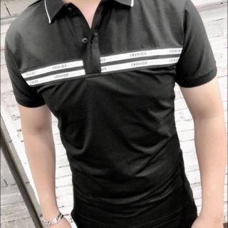 Áo thun nam cổ trụ cotton