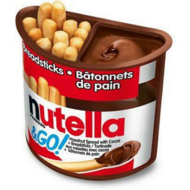 Bánh que chấm Socola Nutella 52g Mỹ