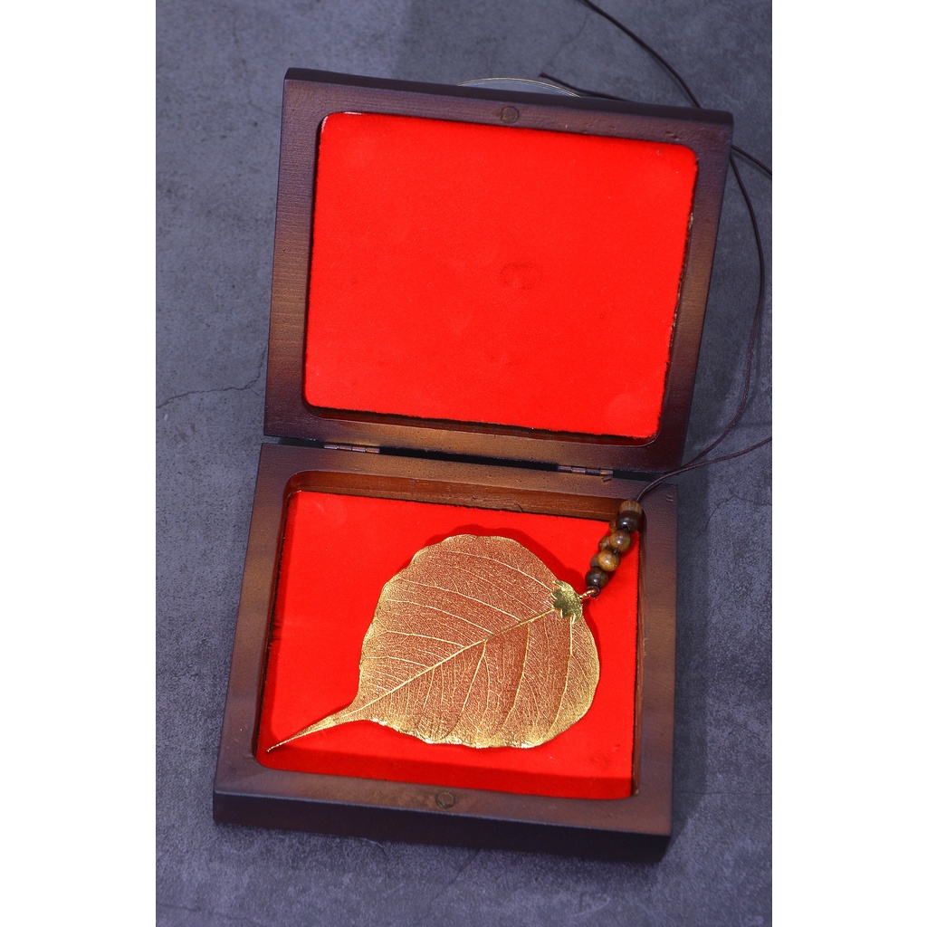 Lá Bồ Đề LinkGold Hàng Thủ Công Tinh Xảo, Thu Hút Tài Lộc, Bình An, May Mắn