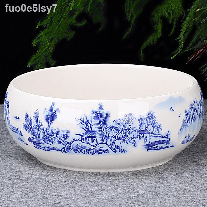 ☃ Leopard Lin Celadon Gốm Chè Lớn Bút Rửa Bát Chén Chậu Hoa Bộ Phụ Kiện Cỡ Và Vừa Gạt Tàn Đất Sét Màu Tím