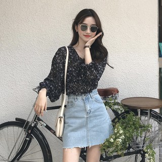 Áo babydoll hóa nhí - áo sơ mi voan nữ