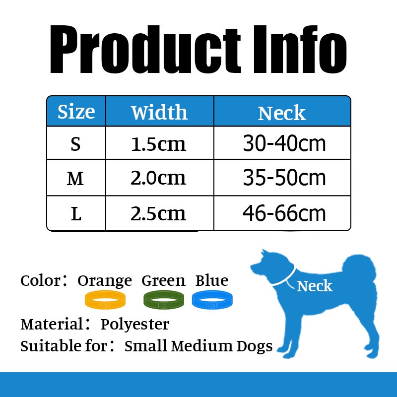 HamshMoc Vòng Cổ Chữ D Bằng Kim Loại Mềm Chống Thất Lạc Có Thể Điều Chỉnh Cho Thú Cưng Cỡ Nhỏ / Vừa / Lớn