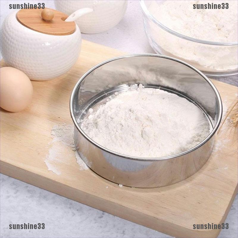 Dụng Cụ Khuôn Rây Bột Tròn Bằng Thép Không Gỉ 33
