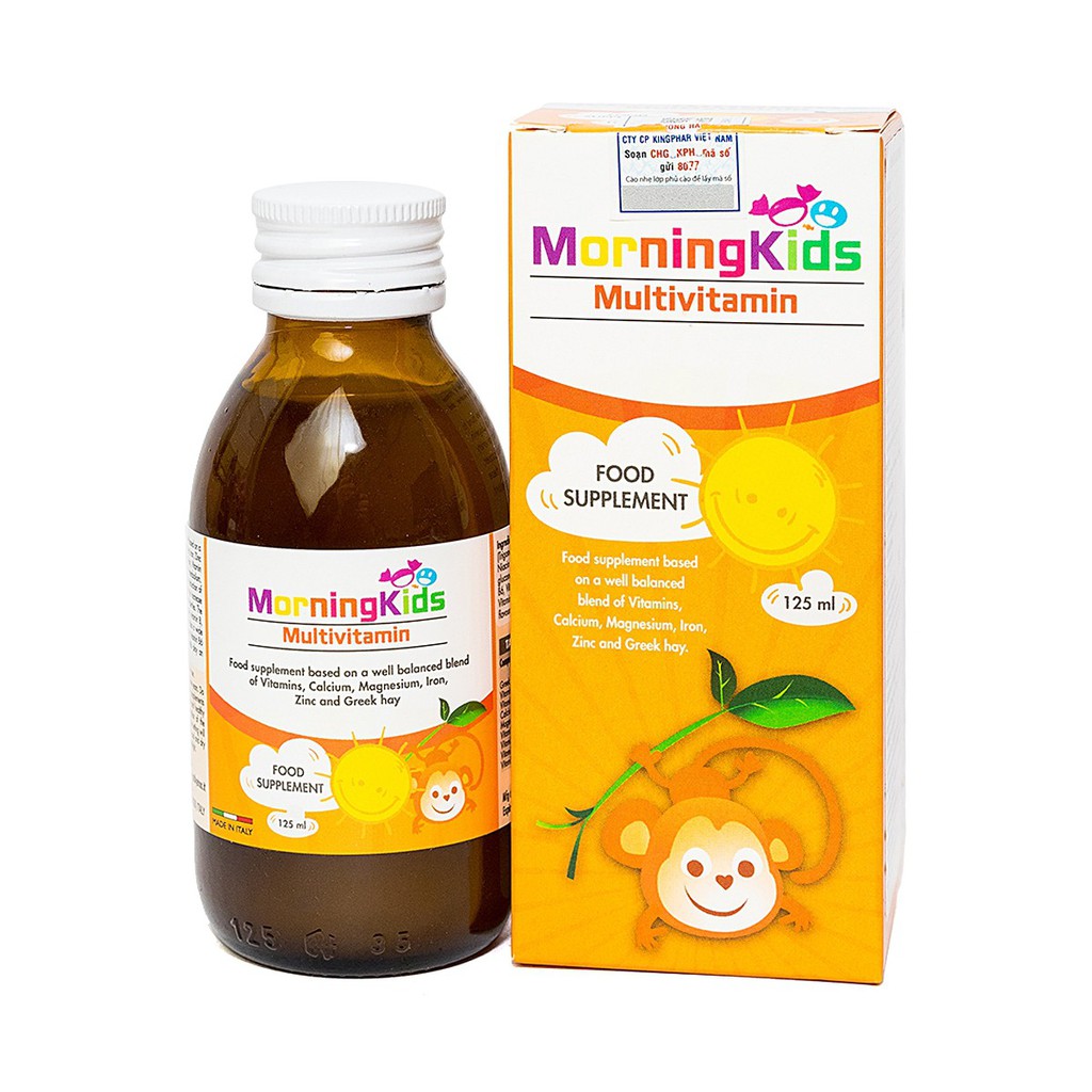 ✅ [CHÍNH HÃNG] Siro Bổ Sung Vitamin Cho Trẻ Morningkids Multivitamin 125Ml