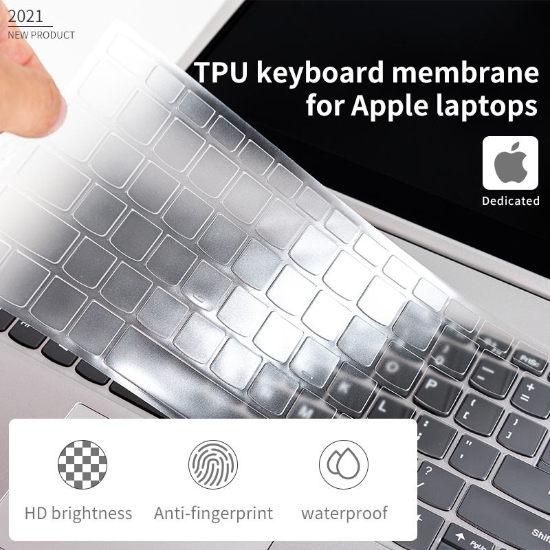 Transparent laptop keyboard cover, tpu material, waterproof and dustproof macbook air pro 12 13 A2179 A2289 A2338 A2337 A2159 A2141