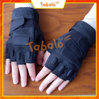 [PHỤ KIỆN HOT MÙA HÈ] - GĂNG TAY LÍNH KHÔNG GÙ TABALO - GĂNG CỤT NGÓN NAM NỮ, ĐI PHƯỢT, CHƠI THỂ THAO