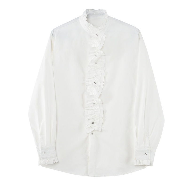 Áo Sơ Mi Nam Cổ Đứng Cột Dây Thời Trang Xuân 2022