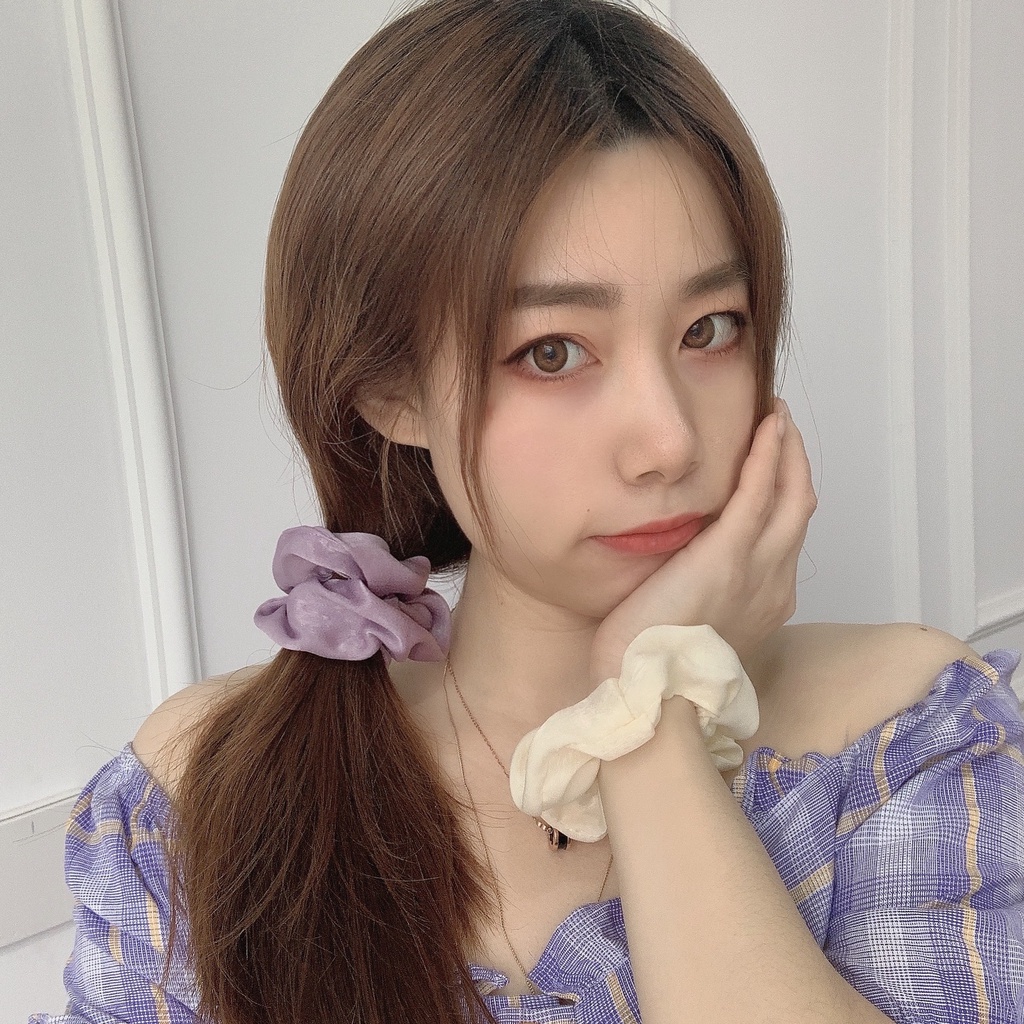 Dây Buộc Tóc Scrunchies Dễ Thương Nhiều Màu 187 - Ha Song Shop