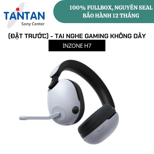 Tai nghe chơi game không dây Sony INZONE H7- Hỗ trợ 360 Spatial Sound dành cho Chơi game-Micro boom-Pin 40h