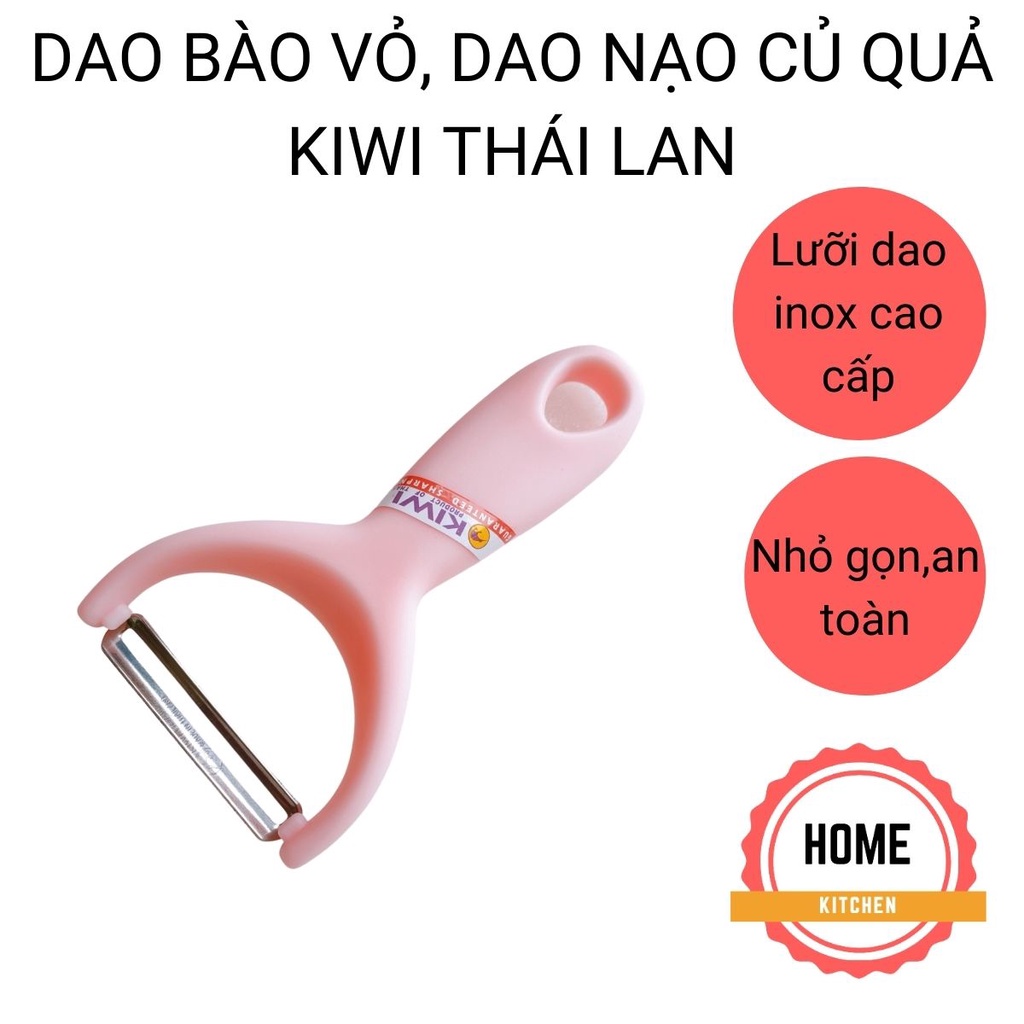Dao bào củ quả, dao nạo củ quả Kiwi Thái Lan cao cấp. Nạo củ quả mỏng vỏ, nhanh, tiện, tiết kiệm thời gian