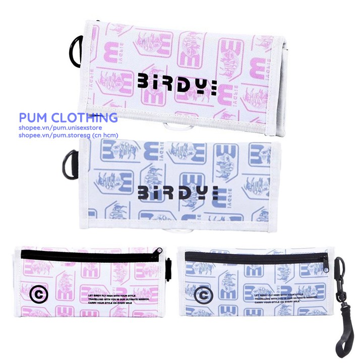 Ví Unisex Birdy bag + tặng kèm dây đeo &amp; giấy thơm