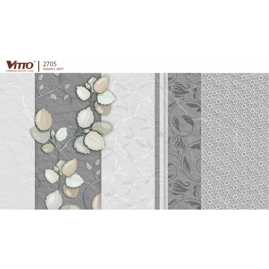 Gạch ốp tường Vitto 30x60 2705 Men sáng , chống thấm - Vật liệu xây dựng BigH