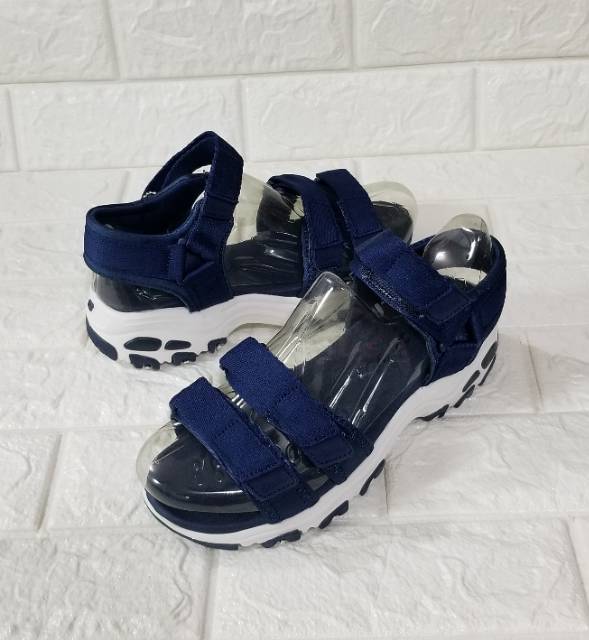 Skechers Giày Sandal Skechers D "lites Kèm Hộp Cho Nữ