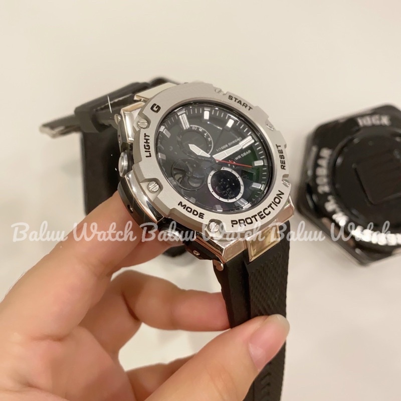 Đồng hồ thể thao Nam viền thép - B100 | BigBuy360 - bigbuy360.vn