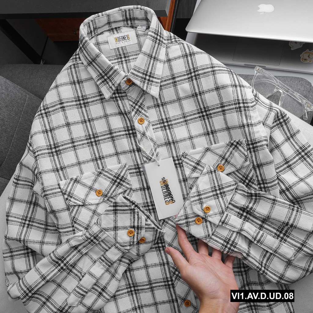 Aó sơ mi NAM kẻ caro Underness chính hãng | BigBuy360 - bigbuy360.vn