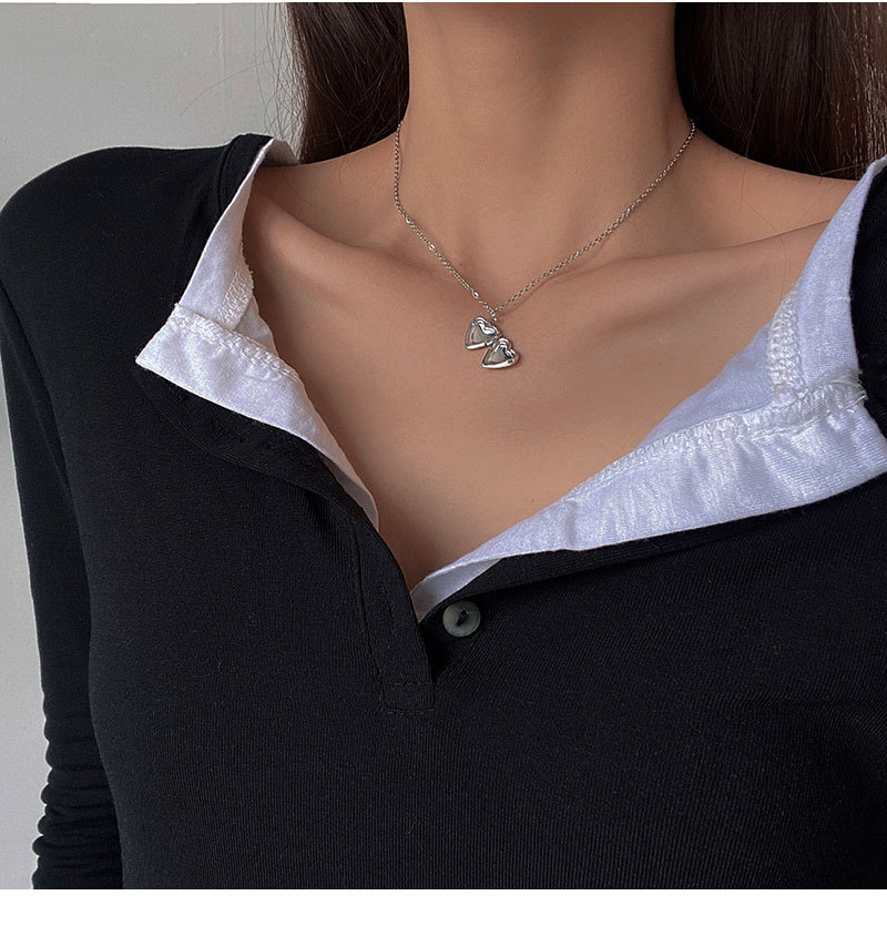 Vòng cổ Mặt Trái Tim Thời Trang Hàn Quốc Dành Cho Nữ
