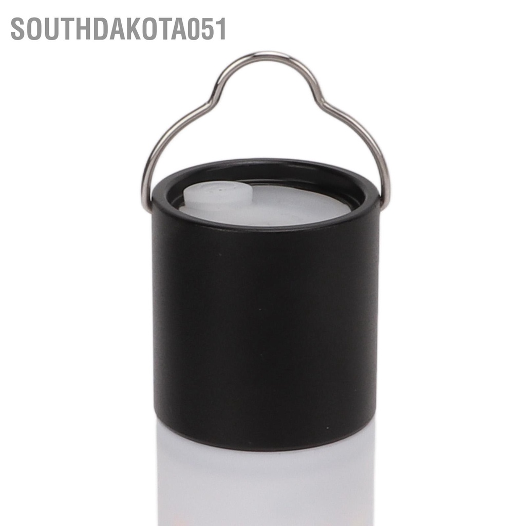 Đèn Lồng Cắm Trại Bằng Hợp Kim Nhôm Chống Nước Màu Đen Phong Cách Retro