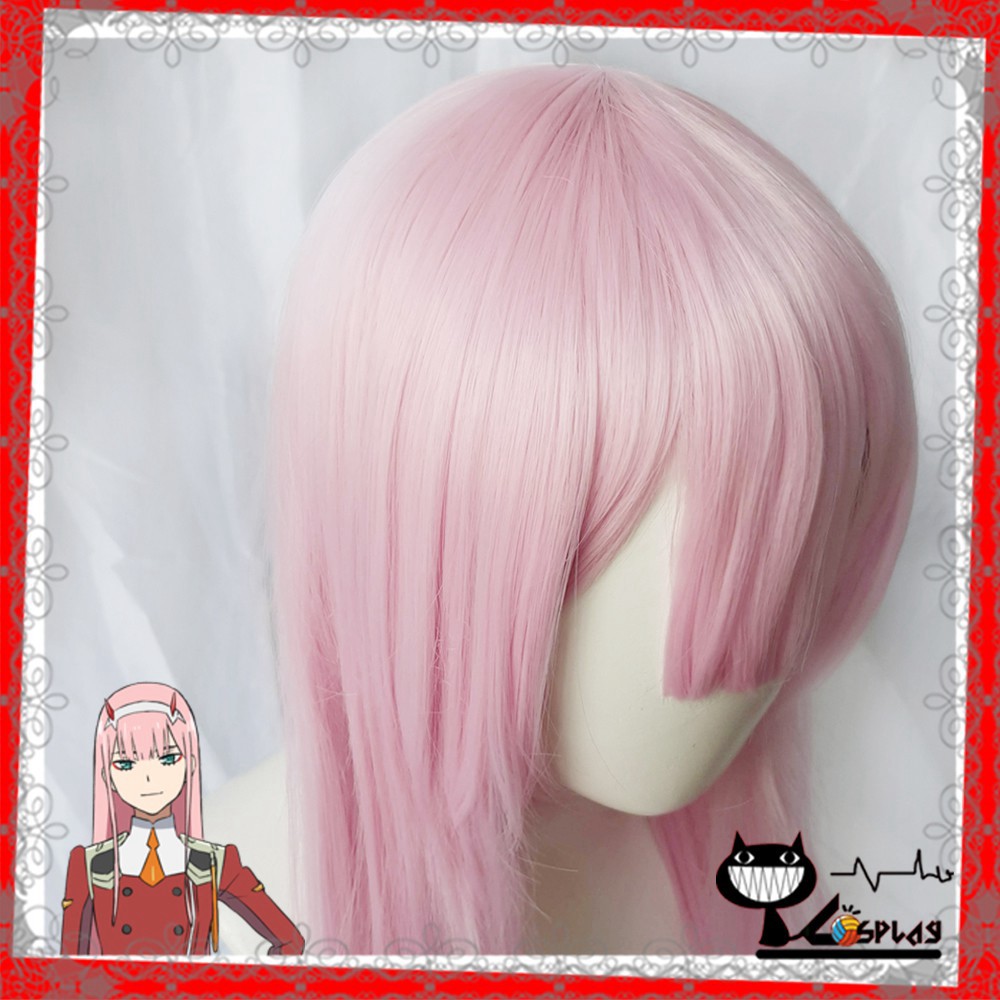 [Sẵn] Wig/tóc giả cosplay Zero Two màu hồng - Darling In The FranXX tại MIU SHOP 03